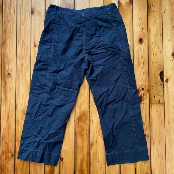 Vintage Y2K 2000s Union Bay Navy Blue Cargo Pants Size 9 - Picture 5 of 5